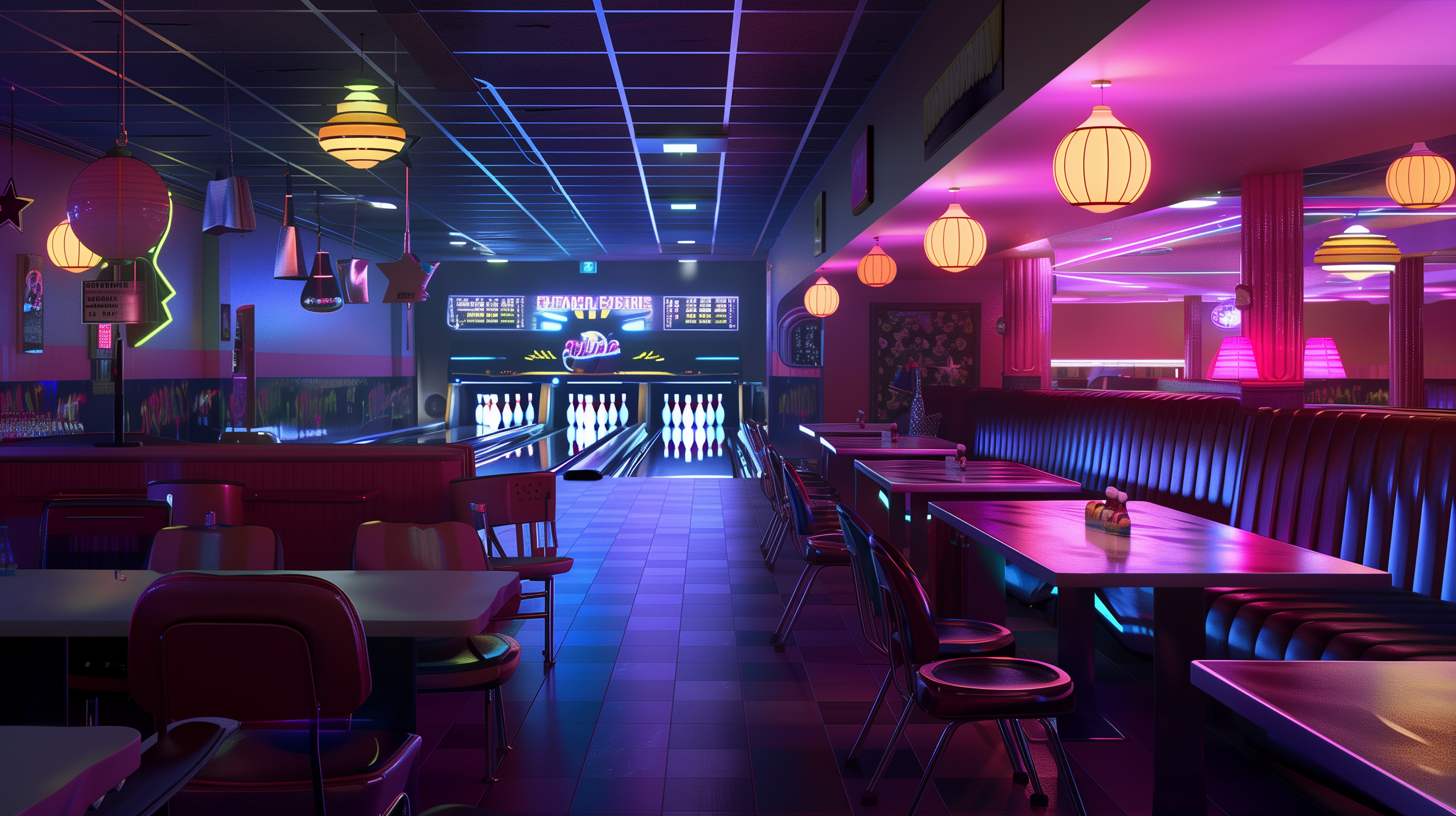 PAR lighting and bar lighting for club ambiance