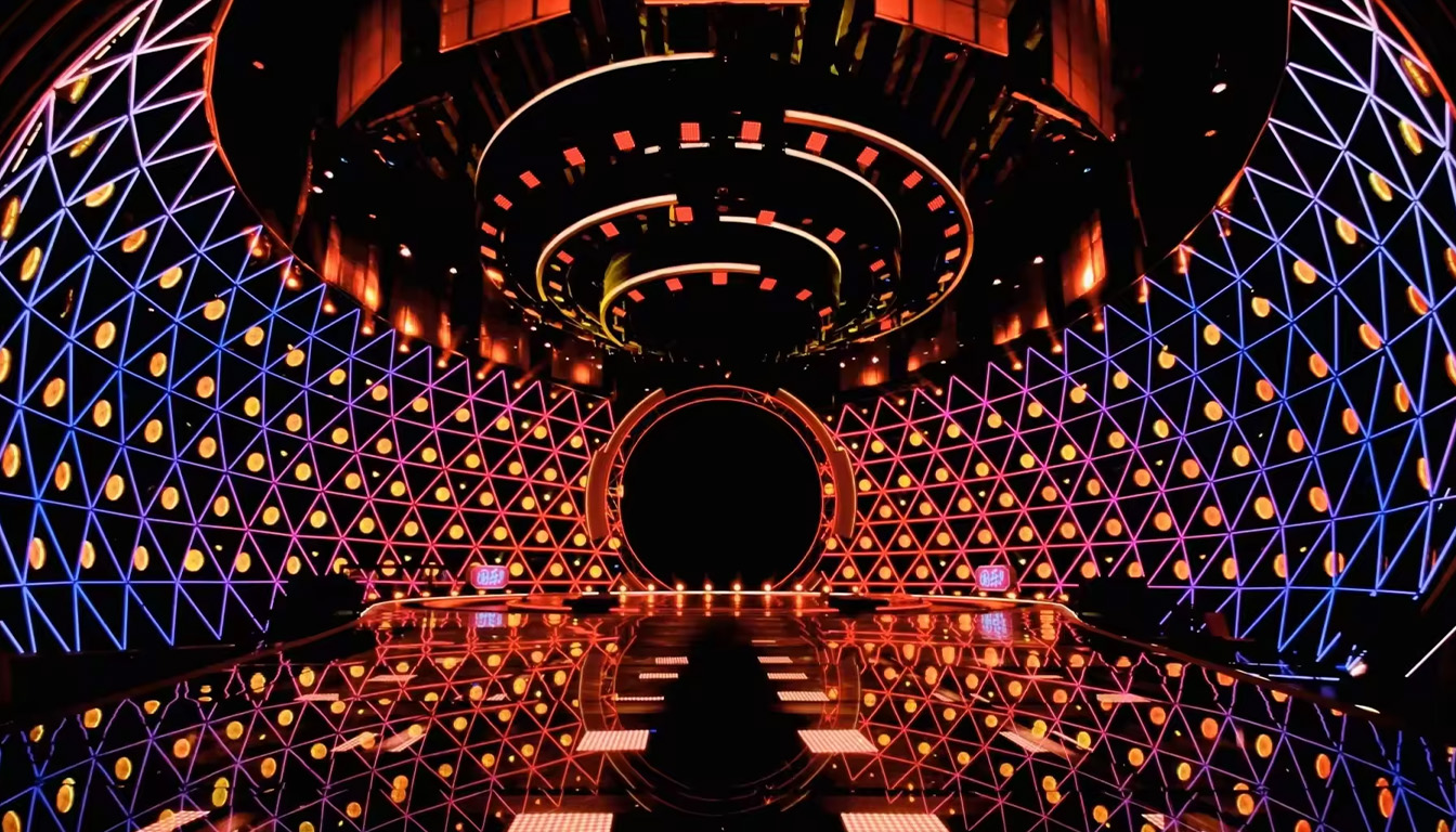 Strobe lighting for high-energy club event