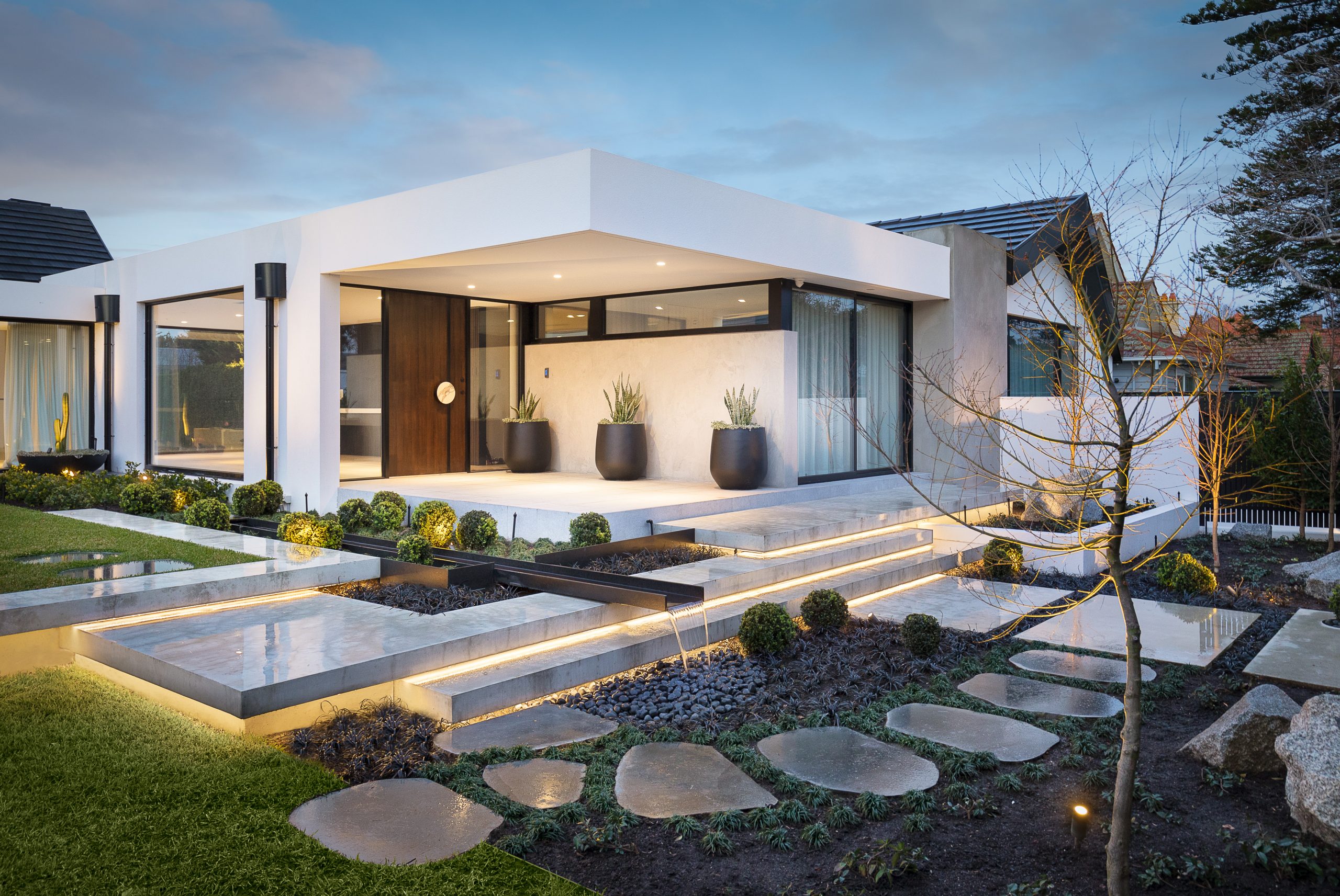 Landscape lighting for villa garden Delhi NCR