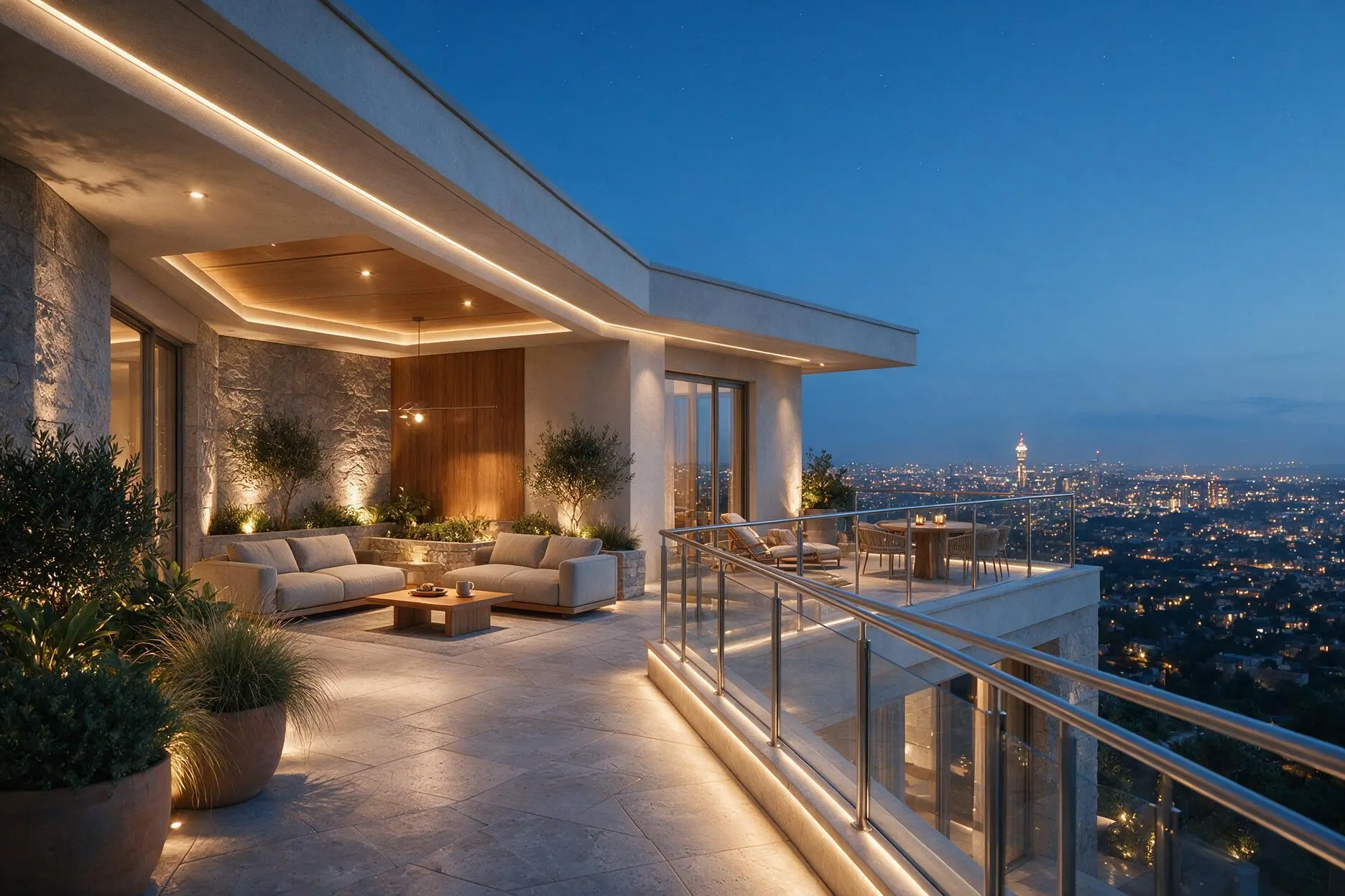 Balcony & Terrace Lighting Ideas