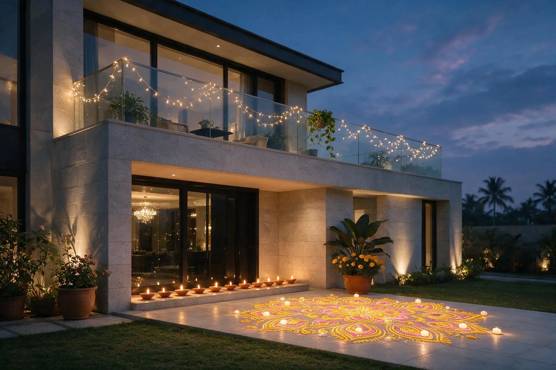 Diwali Lighting Ideas for Modern Homes