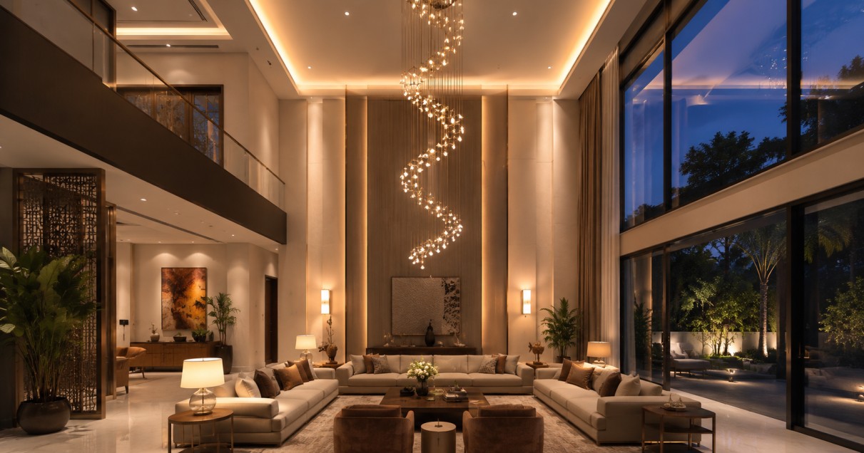 Best Lighting Ideas for Double Height Ceilings
