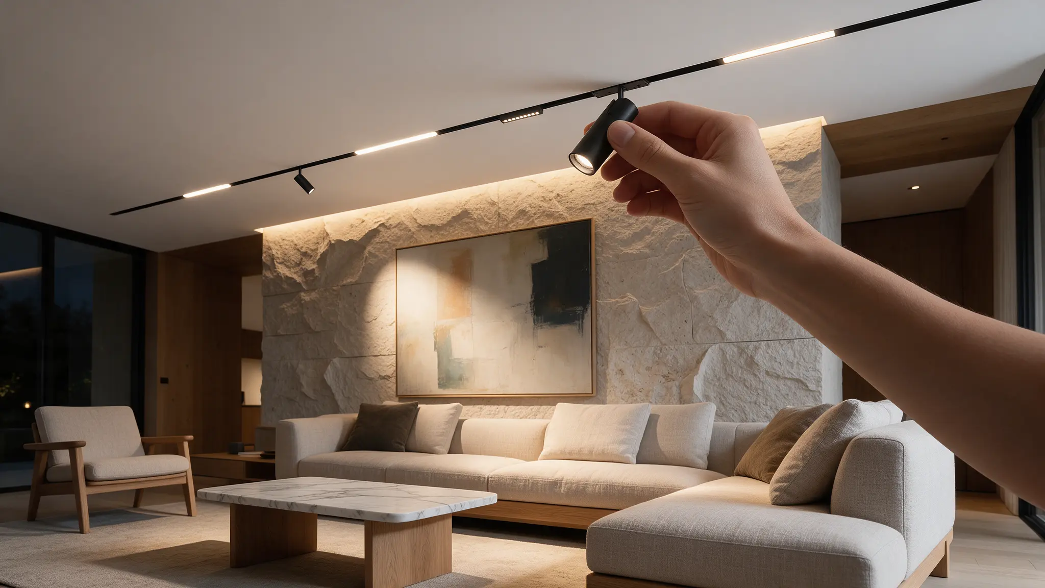 Magnetic Track Lighting for Homes