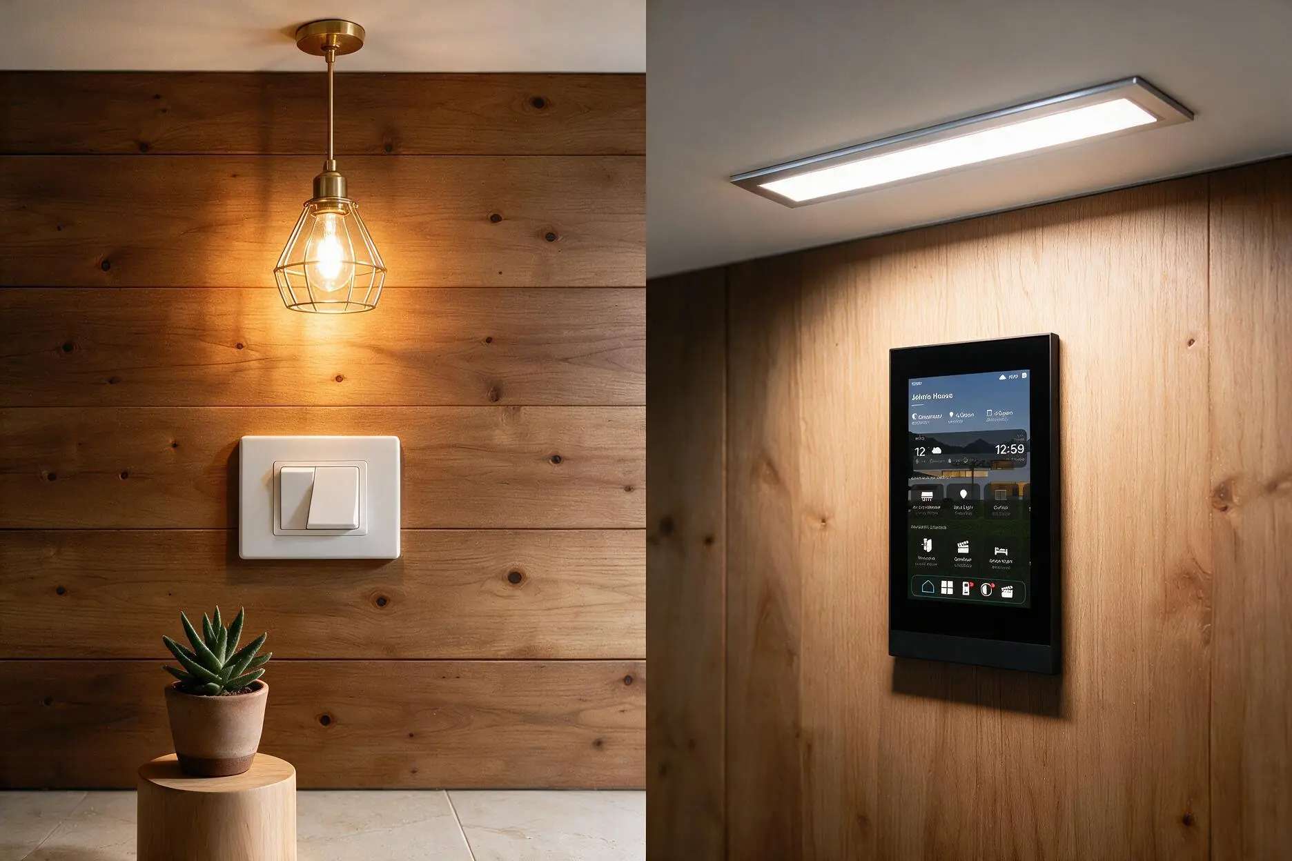Traditional Switches vs Touch Switch Panel